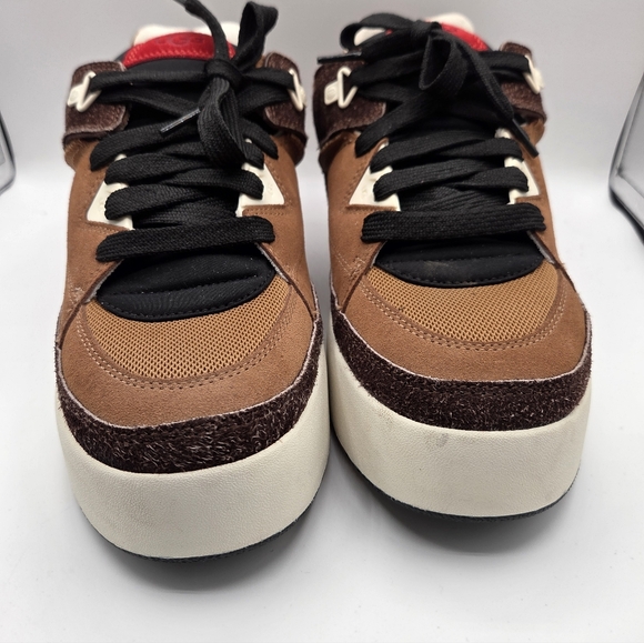 Ugg All Gender Goldencush Suede Platform Brown Red Sneakers M11 W12 - Picture 6 of 12
